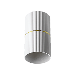Накладной светильник WOLTA WSL-GU10/18WG NIMB под лампу GU10 Белый/золото D55x110 WSL-GU10/18WG