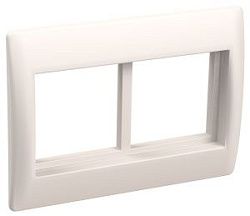 PRIMER Рамка и суппорт на 4 модуля 75мм для кабель-каналов 100х40 и 100х60 белый IEK CKK-40D-RSU4-075-K01