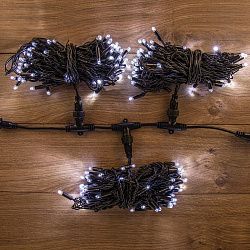 Гирлянда LED ClipLight 24V, 3 нити по 10 метров, цвет диодов Белый 323-315