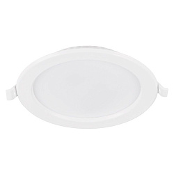 Светильник LED DLUS ультратонкий встраиваемый "Даунлайт" 12W 6000K 900LM 145X33 MM  1/30 DLUS-12W-6K