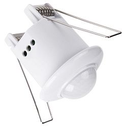 Датчик движения точечный ДДТ 02, 360°, 800 Вт, 3-2000 Лк, 6 м, 10-900 сек. REXANT 11-9207