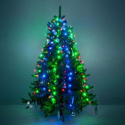 Гирлянда занавес на ель мульти 0,45*1,5м IP20 200-003 Elektrostandard Eurosvet a049840