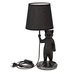 Светильник декоративный настольный МОБИ "Кот с зонтом" , с цоколем Е14, 40 Вт, цвет черный REXANT 603-1018