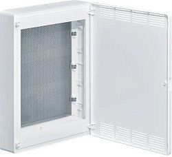 Щит открытой установки Multimedia (500х390х99), IP-40 // Hager - Golf (Белая дверь с перфорацией) VS318PZF
