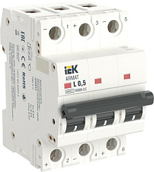 ARMAT Автоматический выключатель M06N-DC 3P Z 50А IEK AR-M06N-3-Z050DC