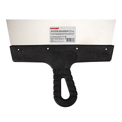 Шпатель фасадный 250 мм нержавеющая сталь, пластмассовая ручка REXANT 89-0207