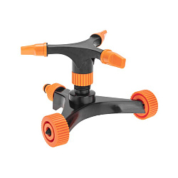 Дождеватель для полива на колесах, круговой, регулируемый ЧЕТЫРЕ СЕЗОНА 62-0295