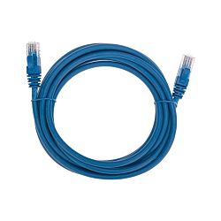 Патч-корд U/UTP, CAT 6, RJ45-RJ45, 26AWG, LSZH, синий, 3м REXANT 02-0294-3