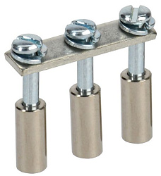 Перемычка в сборе для колодки клеммной CTS 10мм2 3PIN IEK 