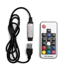 Контроллер WOLTA Decor  WLC-CP/02 USB с пультом мини 5-12В 1/300 WLC-CP/02