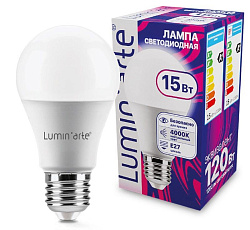 Светодиодная лампа Luminarte LSTD-A60-15W4KE27 15Вт 4000K E27 LSTD-A60-15W4KE27