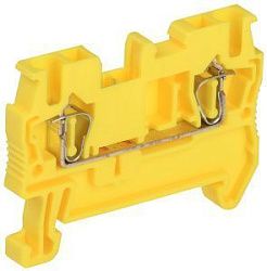 Клемма пружинная КПИ 2в-2,5 31А желтая IEK 