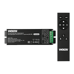 Контроллер 2-канальный WOLTA WLC-C/06-16A для светодиодной ленты CCT 12-24В, 16А с пультом RF WLC-C/06-16A