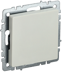 BRITE Заглушка с суппортом МЗ10-БрКр бежевый IEK BR-PL10-K10