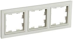BRITE Рамка 3-местная РУ-3-БрКр бежевый IEK BR-M32-K10