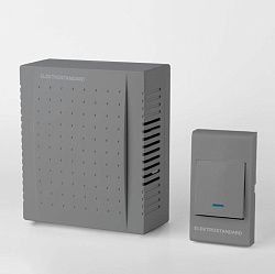 Звонок электромеханический 1M IP44 DBQ26M WM серый Elektrostandard a055433
