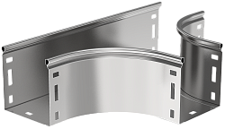 ESCA Разветвитель Т-образный плавный тип Г01 100х100мм IEK CRT01-0-100-100