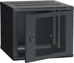 ITK Шкаф настенный LINEA W 6U 600х600мм дверь перфорированная RAL 9005 LWR5-06U66-PF