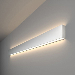 Светильник светодиодный линейный накладной двусторонний 103см 40Вт 4200К матовое серебро 101-100-40- a041469