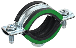 ELASTA Скоба металлическая двухкомпонентная с резиновым уплотнителем d=16-20мм IEK ET-MP40D-SK-016-02-220