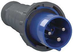 Вилка переносная ССИ-033 2P+PE 63А 200-250В IP54 IEK 