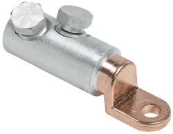 Медно-алюминиевый механический наконечник со срывными болтами АММН 240-300 до 1кВ IEK UZA-28-S240-S300-21