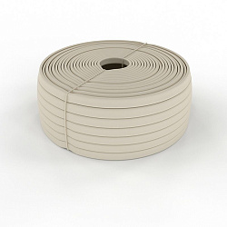 Трубка, кембрик ТВ-40 ПВХ белый, Ø1,5 мм, REXANT 49-5001