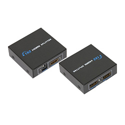 Делитель гнездо HDMI на 2 гнезда HDMI, металл REXANT 17-6901