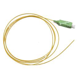 Адаптер оптический SC/APC SM 0,9мм, 1,5м, 9/125мкм G657, одномодовый ПП091008