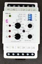 Реле контроля напряжения HRN-43 400V AC (3F, 2х16А_АС1) без нейтрали HRN-43