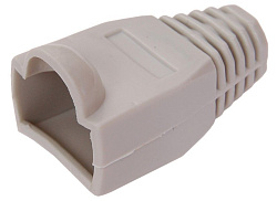 Колпачок изолирующий для разъемов RJ45, PVC, серый (50шт/уп) DEKRON DEK1303-0004
