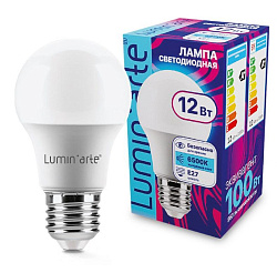 Светодиодная лампа Luminarte LSTD-A60-12W6KE27 12Вт 6500K E27 LSTD-A60-12W6KE27