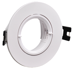 LIGHTING Светильник 4105 встраиваемый под лампу MR16 круг пластиковый белый IEK LT-UVB0-4105-GU05-1-K01