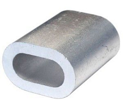 Зажим для троса алюминиевый М4 (4 шт в зип-локе) STARFIX SMM1-77826-4