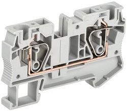 Клемма пружинная КПИ 2в-6 57А серая IEK YZN11-006-K03