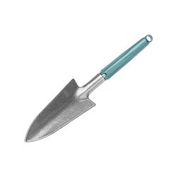 Совок садовый узкий с цельнометаллической ручкой покрытой пластиком ЧЕТЫРЕ СЕЗОНА 64-0013