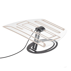 Антенна комнатная «Активная» для цифрового телевидения DVB-T2, Ag-701 REXANT 34-0701