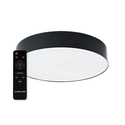 Светодиодный светильник LUMIN'ARTE CLL56 MACARON 60W 3000-6500K CCT, 380x65мм, IP20 с ПДУ черный матовый CLL56