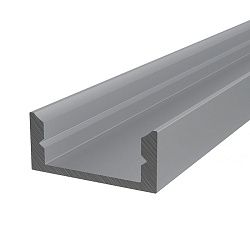 Профиль алюминиевый накладной 16х7 мм 2 м (заказывать отдельно рассеиватель 146-250, заглушки 146-20 146-200