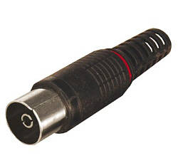 TV-разъем гнездо без пайки черный PROconnect 05-2044-2