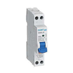 Диф. автомат NB2LE 1P+N 16А 30мА 1мод., х-ка C, электронный тип AС, 6кА (R) 689002