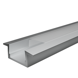 Профиль алюминиевый встраиваемый WOLTA WAP-I-30/6/2000-A серый, 6х30.4х2000 мм готовый комплект WAP-I-30/6/2000-A