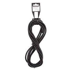 Труба автомобильная гофрированная ПП, Ø4,7мм, разрезная (бухта 5 м/уп) REXANT 15-0505