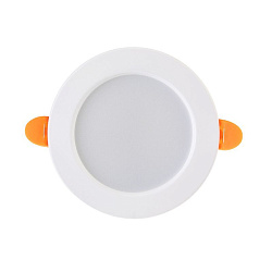 Панель светодиодная встраиваемая круглая 24Вт 230В 4000К 1920Лм 220мм белая IP20 LAMPER 606-1012