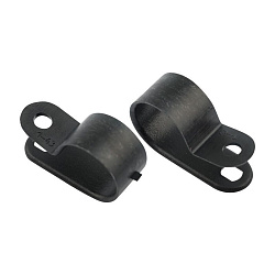 Скоба под винт 16мм, черная (50 шт/уп) REXANT 07-4416-1