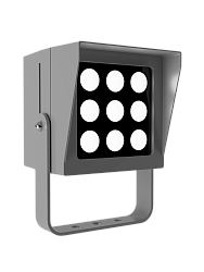 Светильник L-point 9/9/К8/840/04/A1-C1/230АС IP65 RAL7035 Муар LEDEL PNT9-1242-413-1272