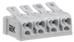 Клемма пружинная соединительная КСП4-2L+N+PE IEK 