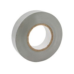 Изолента ПВХ 0,18х19мм, 20м профессиональная серая (5шт/уп) DEKRON 1006-0008