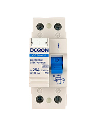 Устройства защитного отключения УЗО ВД-40 2P 25А/30мА тип АС 4.5кА rcd40-2-25-30AC-dek