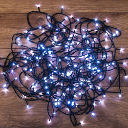 Гирлянда светодиодная универсальная Уличная 120 LED БЕЛЫЕ 12 метров 303-104